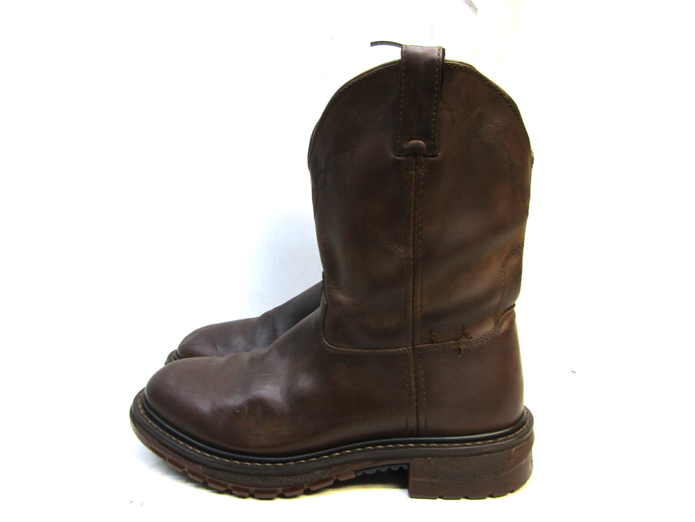 Rocky Mens Size 10.5 M Brown Leather Cowboy Western Boots